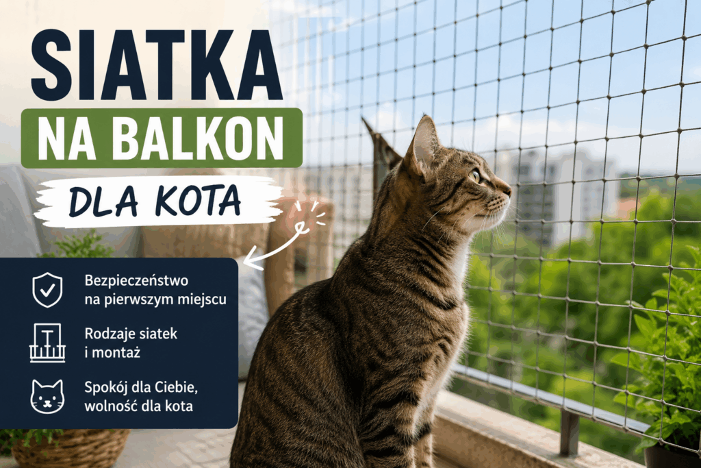 Dlaczego siatka na balkon dla kota jest ważna
