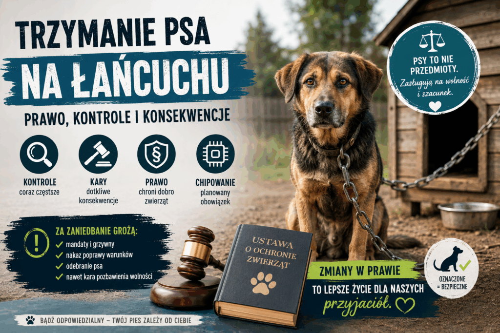 Trzymanie psa na łańcuchu – nowe prawo i konsekwencje